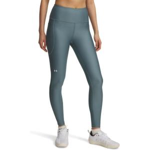imageUnder Armour Womens HeatGear High Waisted Pocketed NoSlip Leggings587 Jasper Blue   White
