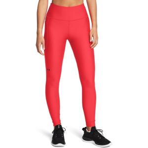 imageUnder Armour Womens HeatGear High Waisted Pocketed NoSlip Leggings713 Racer Red   Black