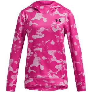 imageUnder Armour girls Armour Fleece Printed Hoodie653 Rebel Pink   Black