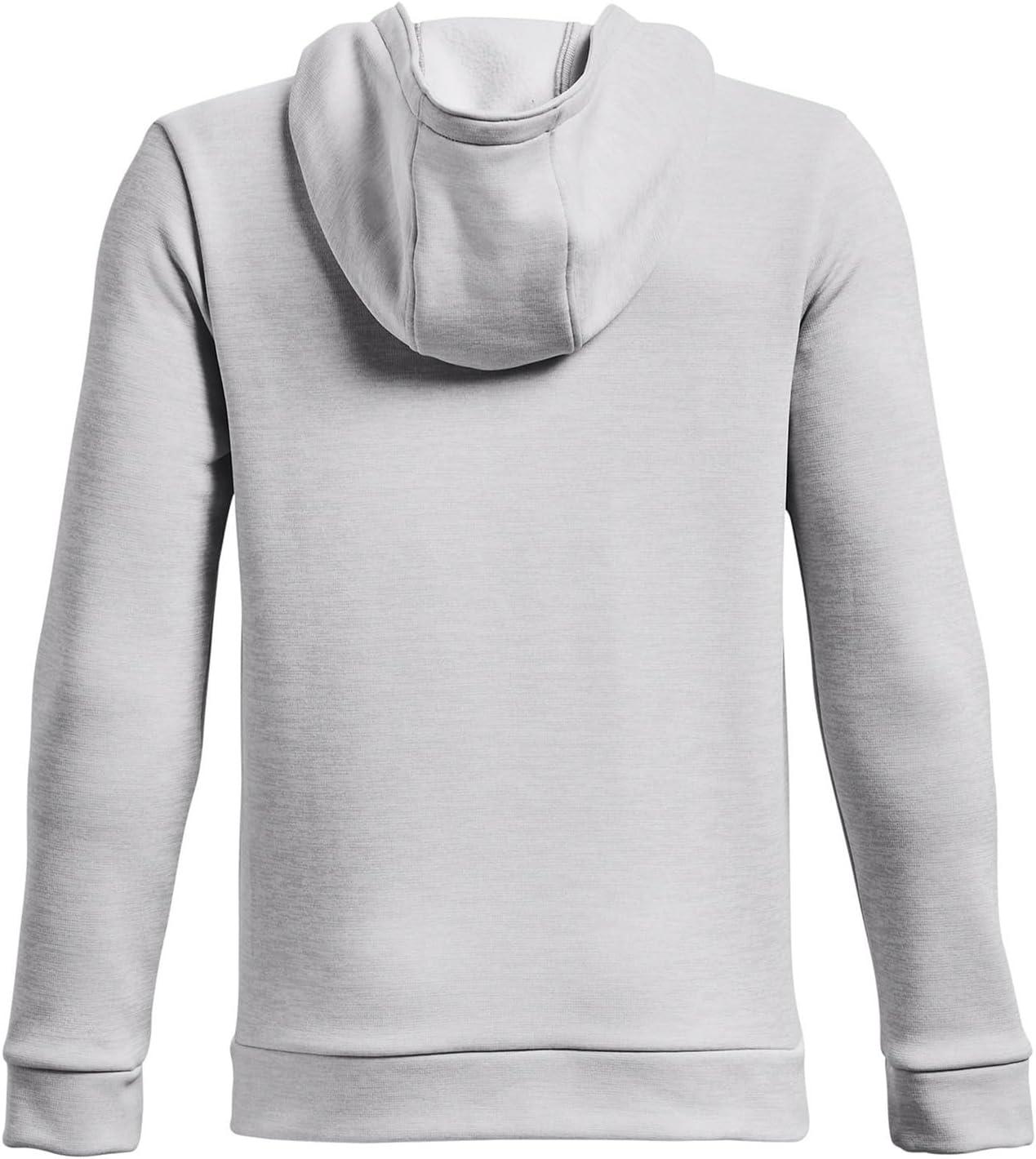 imageUnder Armour Boys Armourfleece Full Zip Hoodie014 Halo Gray   Black