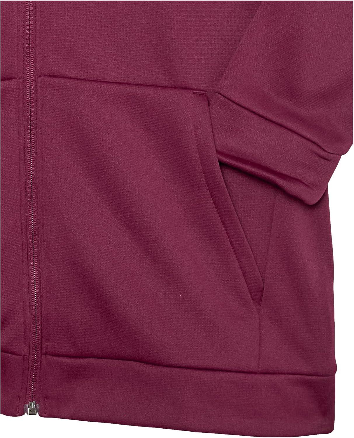 imageUnder Armour Boys Armourfleece Full Zip Hoodie600 Dark Maroon   Black