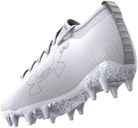imageUnder Armour Boys Blur Select Jr Football Cleats Sneaker100 WhiteWhiteHalo Gray