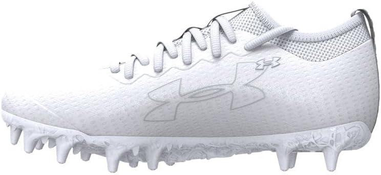 imageUnder Armour Boys Blur Select Jr Football Cleats Sneaker100 WhiteWhiteHalo Gray
