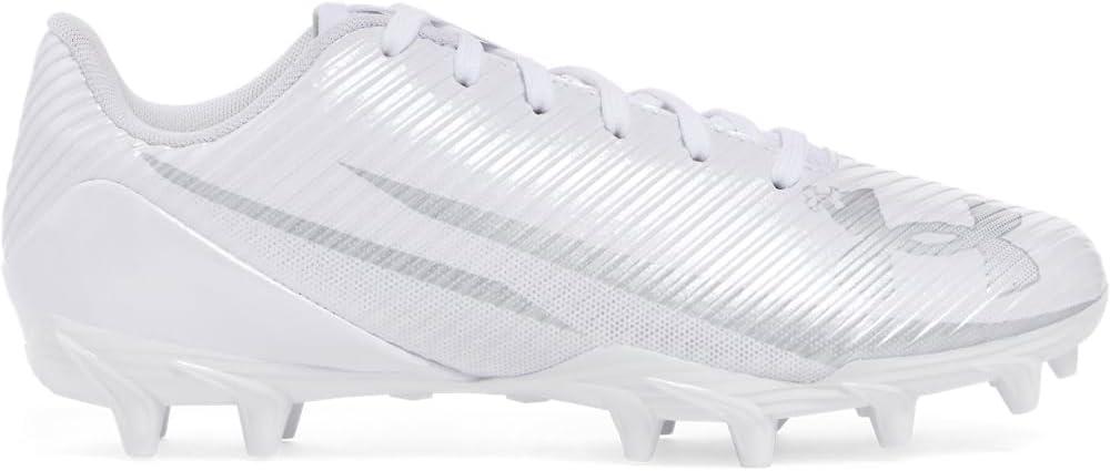 imageUnder Armour Boys Blur Select Jr Football Cleats Sneaker104 WhiteMetallic SilverMetallic Silver