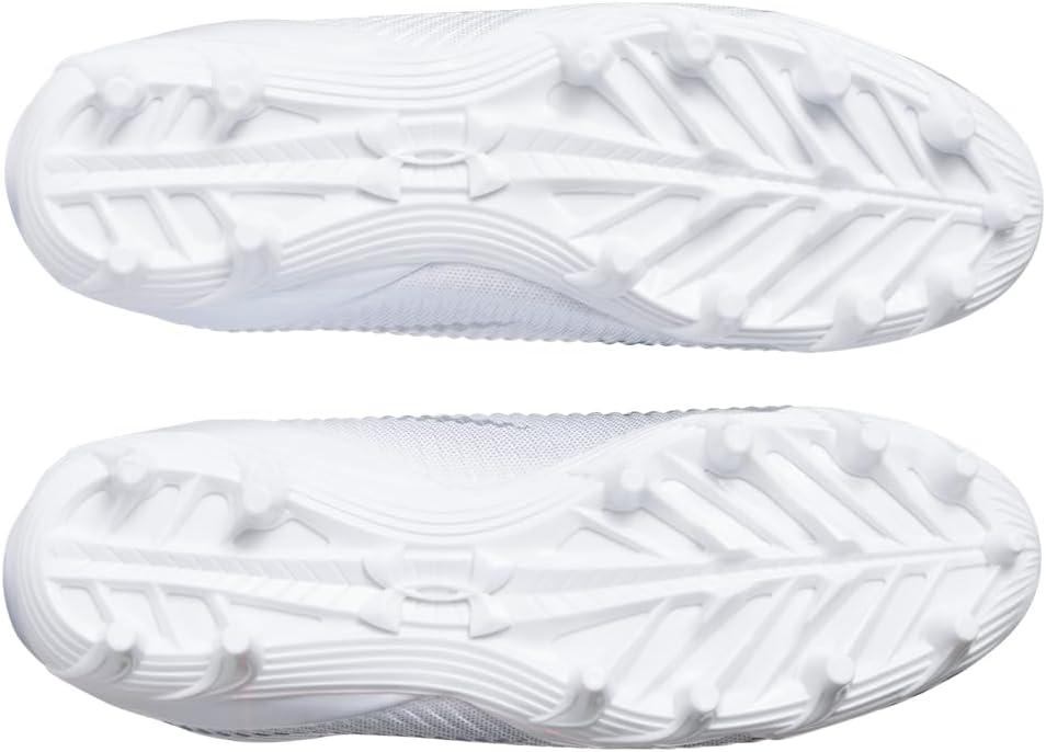 imageUnder Armour Boys Blur Select Jr Football Cleats Sneaker104 WhiteMetallic SilverMetallic Silver