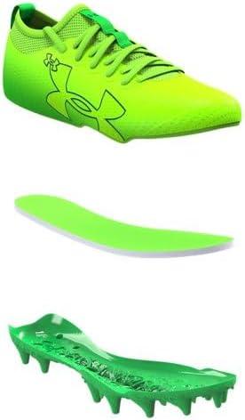 imageUnder Armour Boys Blur Select Jr Football Cleats Sneaker300 Green EnergyHyper GreenHigh Vis Yellow