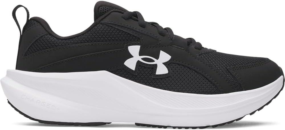 imageUnder Armour Boys Charged Assert 11 Running Shoes001 BlackBlackWhite