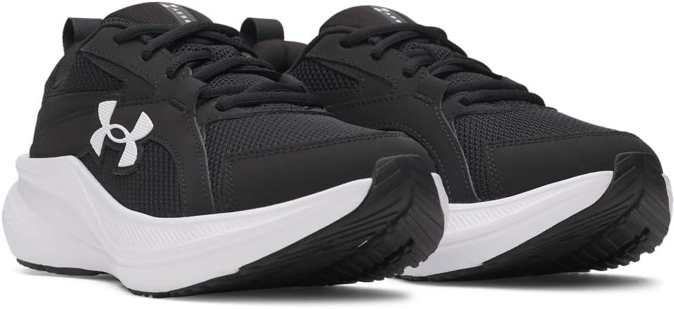 imageUnder Armour Boys Charged Assert 11 Running Shoes001 BlackBlackWhite