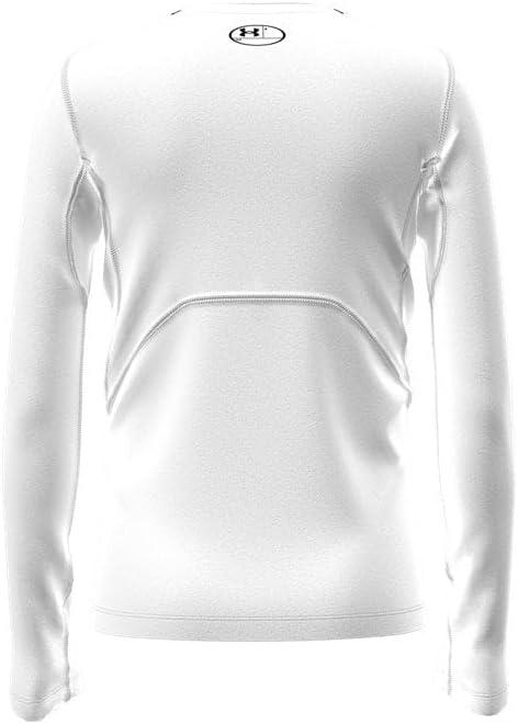 imageUnder Armour Boys HeatGear Armour LongSleeve TShirtWhiteblack