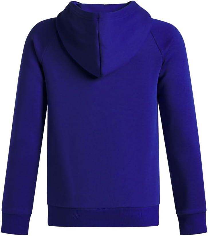 imageUnder Armour Boys Rival Fleece Big Logo Print Fill Hoodie400 Royal   Black
