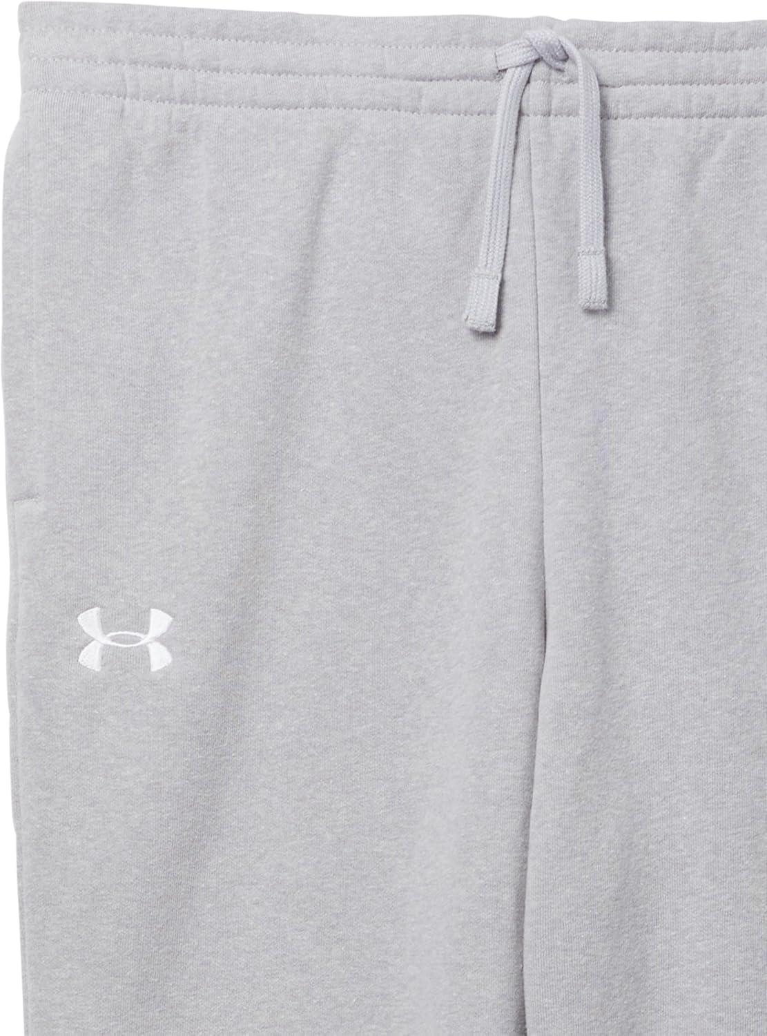 imageUnder Armour Boys Rival Fleece Joggers011 Mod Gray Light Heather   White