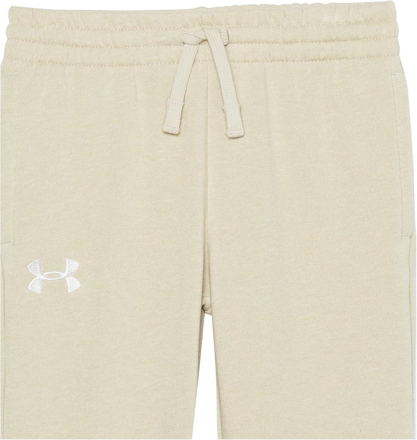 imageUnder Armour Boys Rival Fleece Joggers289 Khaki Base  Khaki Base Light Heather  White