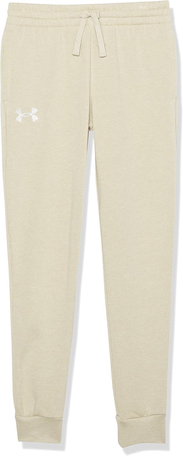 imageUnder Armour Boys Rival Fleece Joggers289 Khaki Base  Khaki Base Light Heather  White