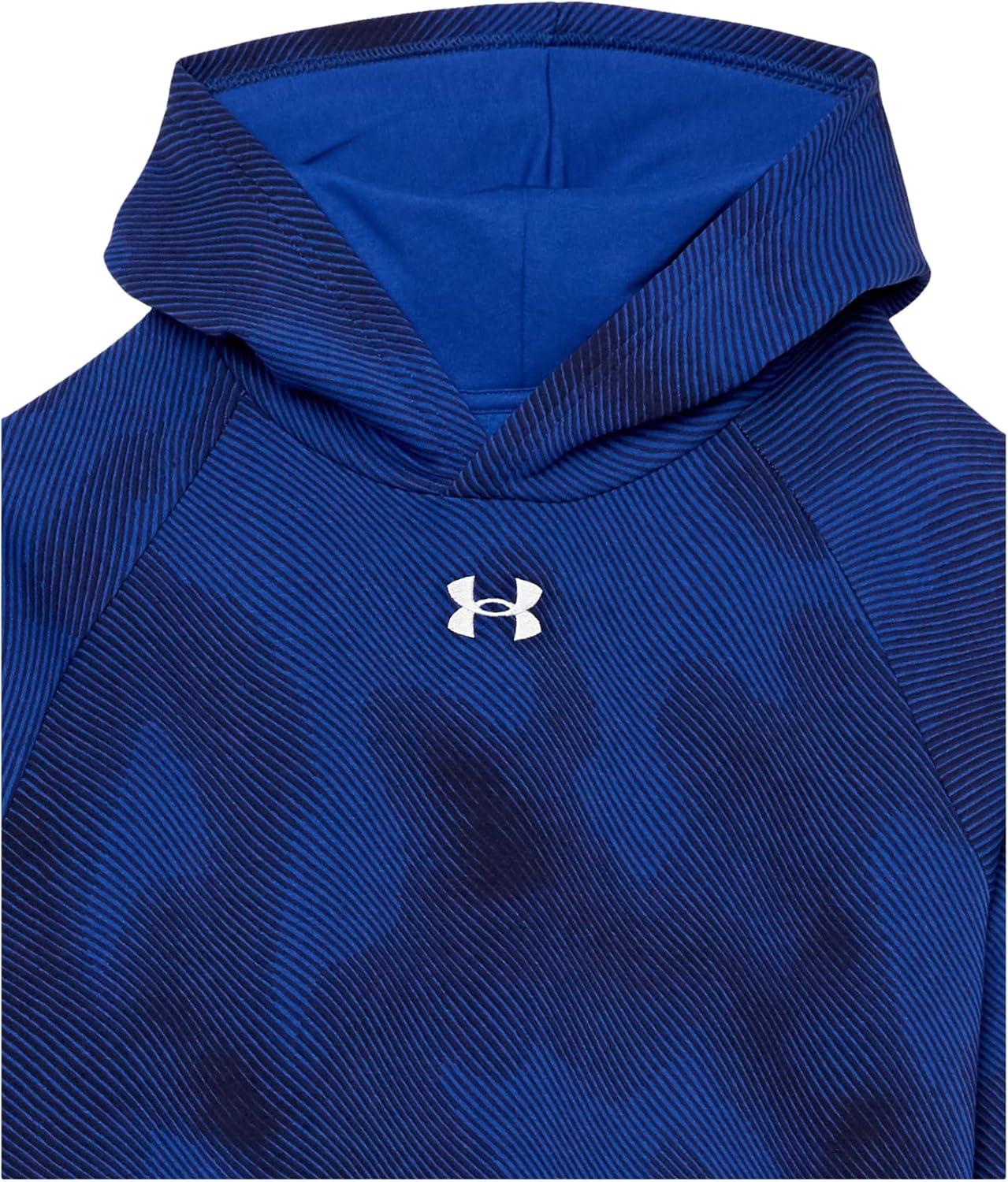 imageUnder Armour Boys Rival Fleece Printed Hoodie400 Royal   White