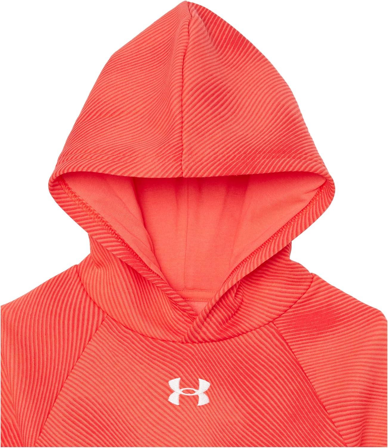 imageUnder Armour Boys Rival Fleece Printed Hoodie690 Venom Red   White