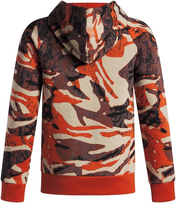 imageUnder Armour Boys Rival Fleece Printed Hoodie842 Surplus Orange   White
