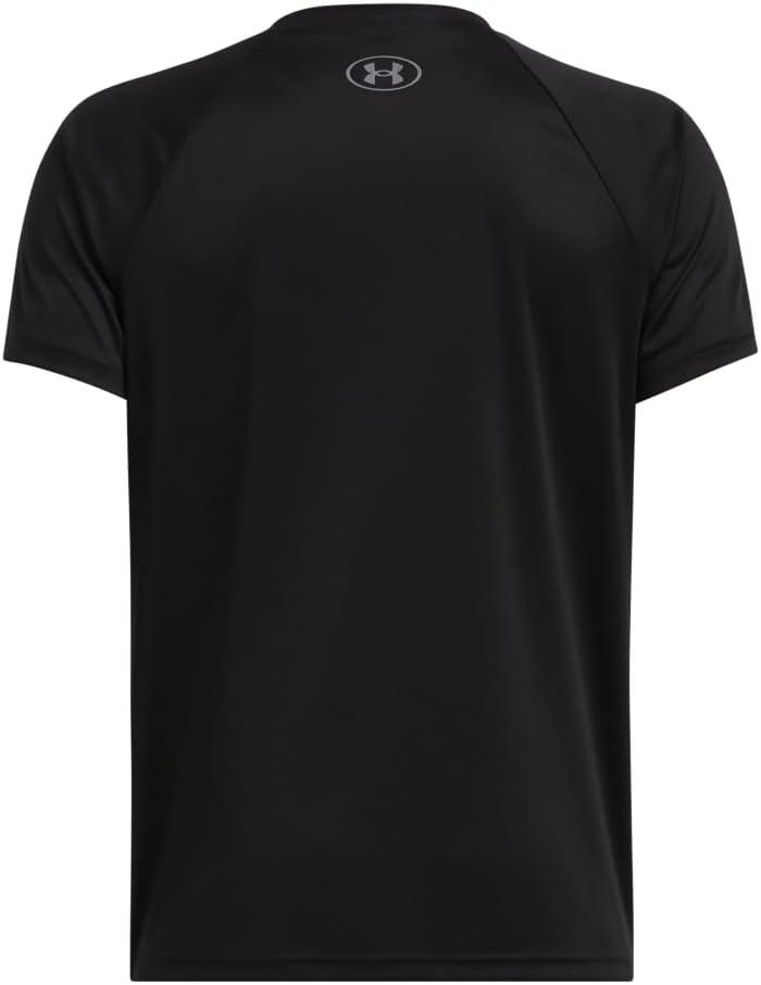 imageUnder Armour Boys Tech Hybrid Printed Fill ShortSleeve TShirt003 Black  Titan Gray  White