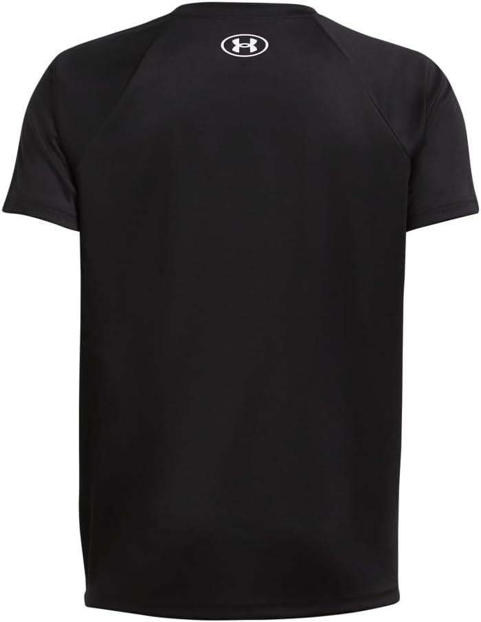 imageUnder Armour Boys Tech Hybrid Printed Fill ShortSleeve TShirt004 Black  Racer Red  White