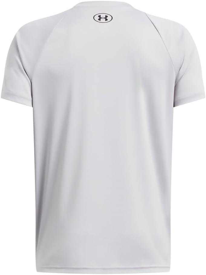 imageUnder Armour Boys Tech Hybrid Printed Fill ShortSleeve TShirt012 Mod Gray  Mod Gray  Black
