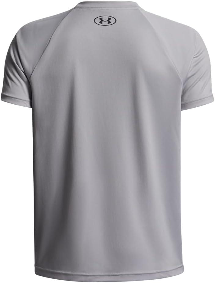 imageUnder Armour Boys Tech Hybrid Printed Fill ShortSleeve TShirt013 Mod Gray   Black