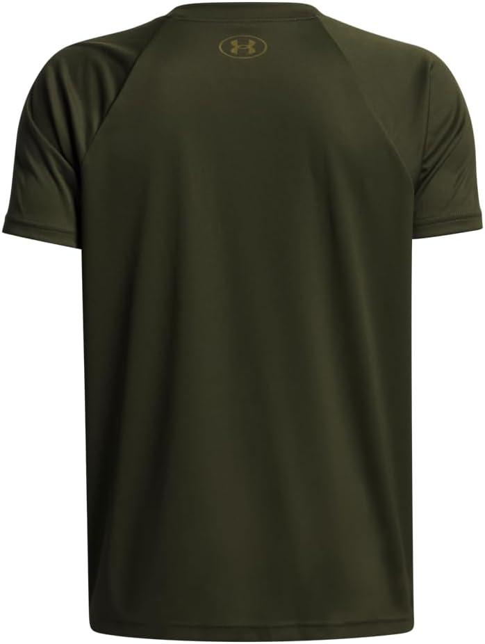 imageUnder Armour Boys Tech Hybrid Printed Fill ShortSleeve TShirt308 Expedition Green   Green Legacy