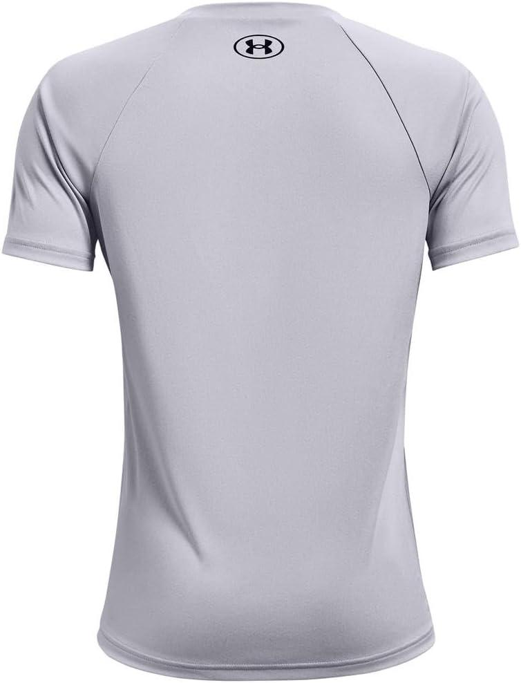 imageUnder Armour Boys Tech Hybrid Printed Fill ShortSleeve TShirtMod Gray Light Heather 011Black