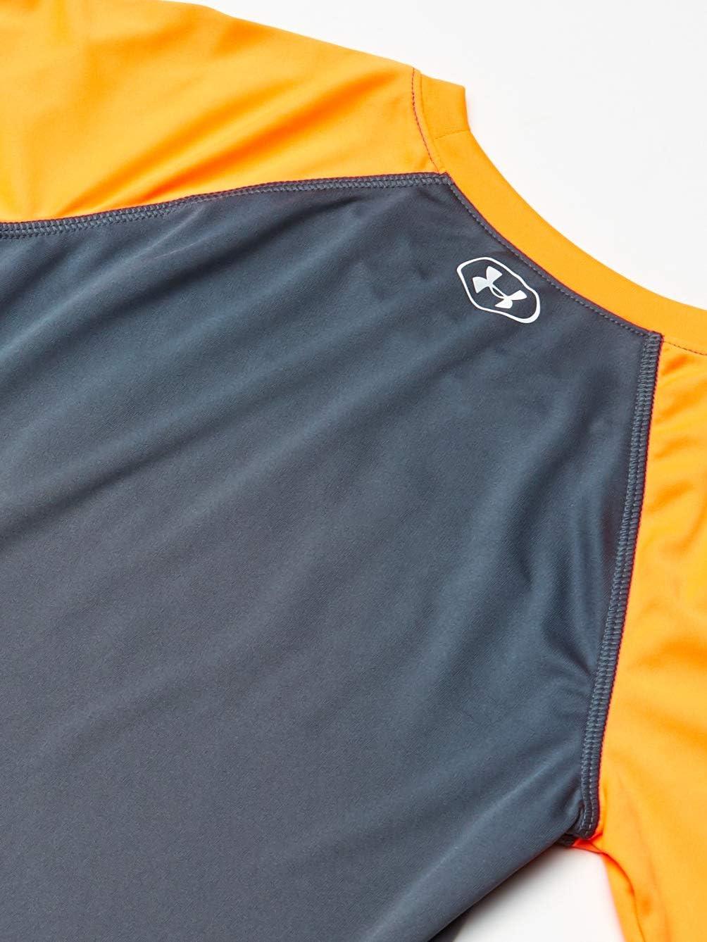 imageUnder Armour Boys Tech Hybrid Printed Fill ShortSleeve TShirtPitch Graysp20