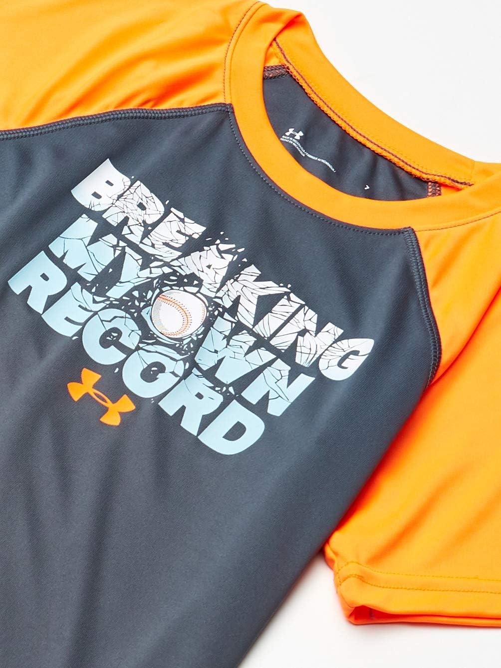 imageUnder Armour Boys Tech Hybrid Printed Fill ShortSleeve TShirtPitch Graysp20