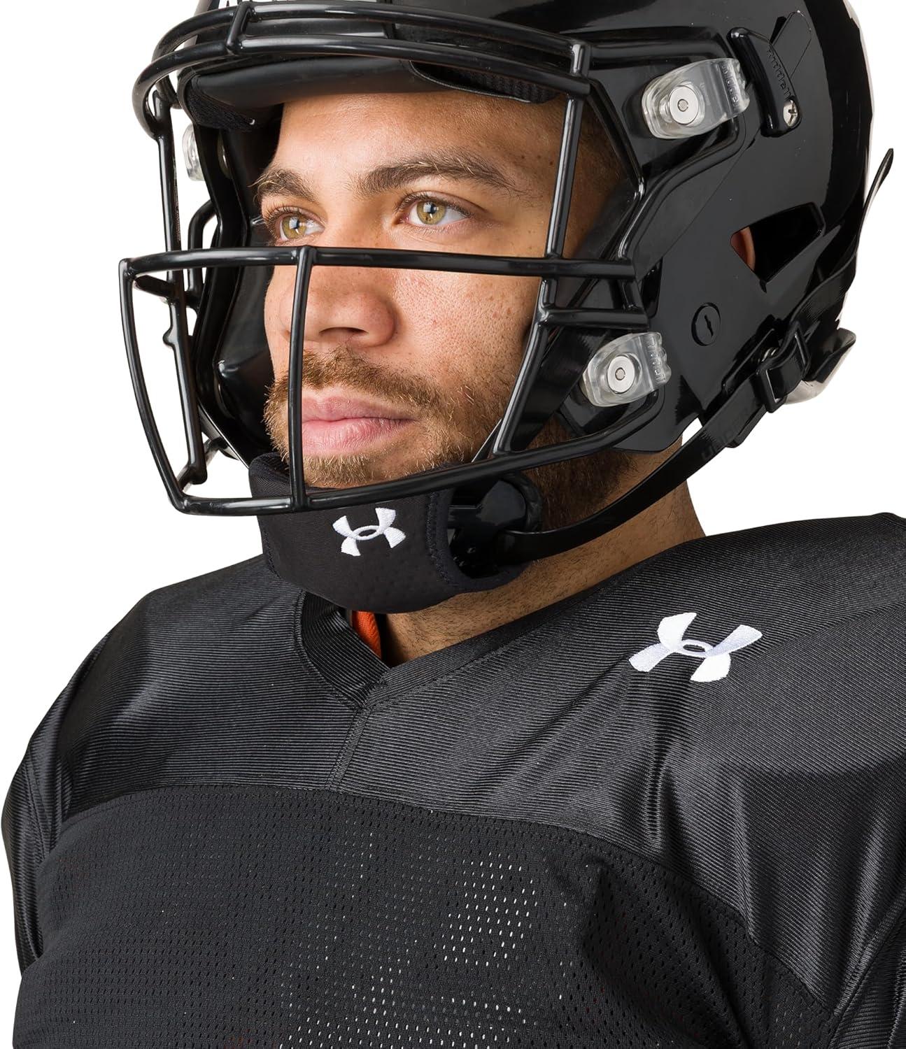 imageUnder Armour Chin Strap Cover Football Helmet Chin Pad CoverBlack