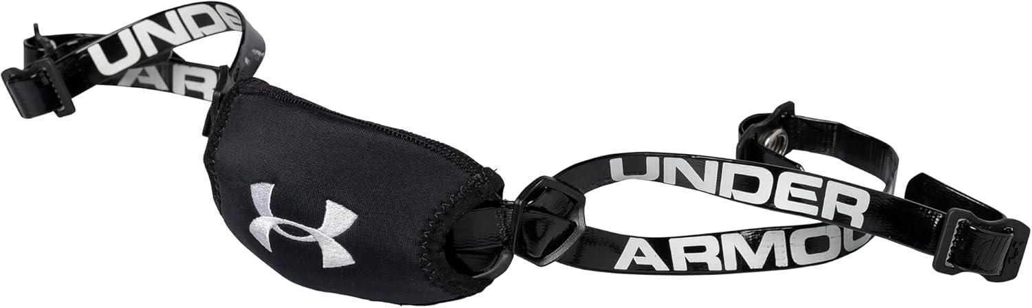 imageUnder Armour Chin Strap Cover Football Helmet Chin Pad CoverBlack Black