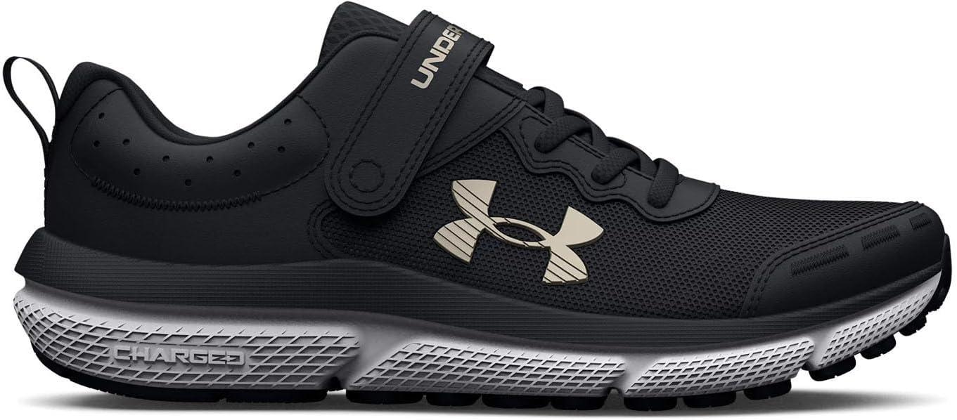 imageUnder Armour Girls Pre School Assert 10 Alternate Closure Sneaker001 BlackBlackMetallic Gold