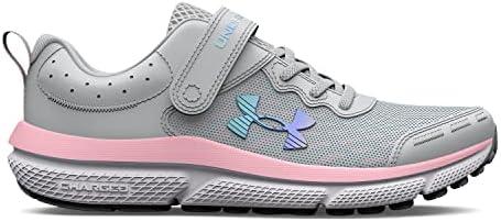 imageUnder Armour Girls Pre School Assert 10 Alternate Closure Sneaker100 Halo GrayPink SugarIridescent