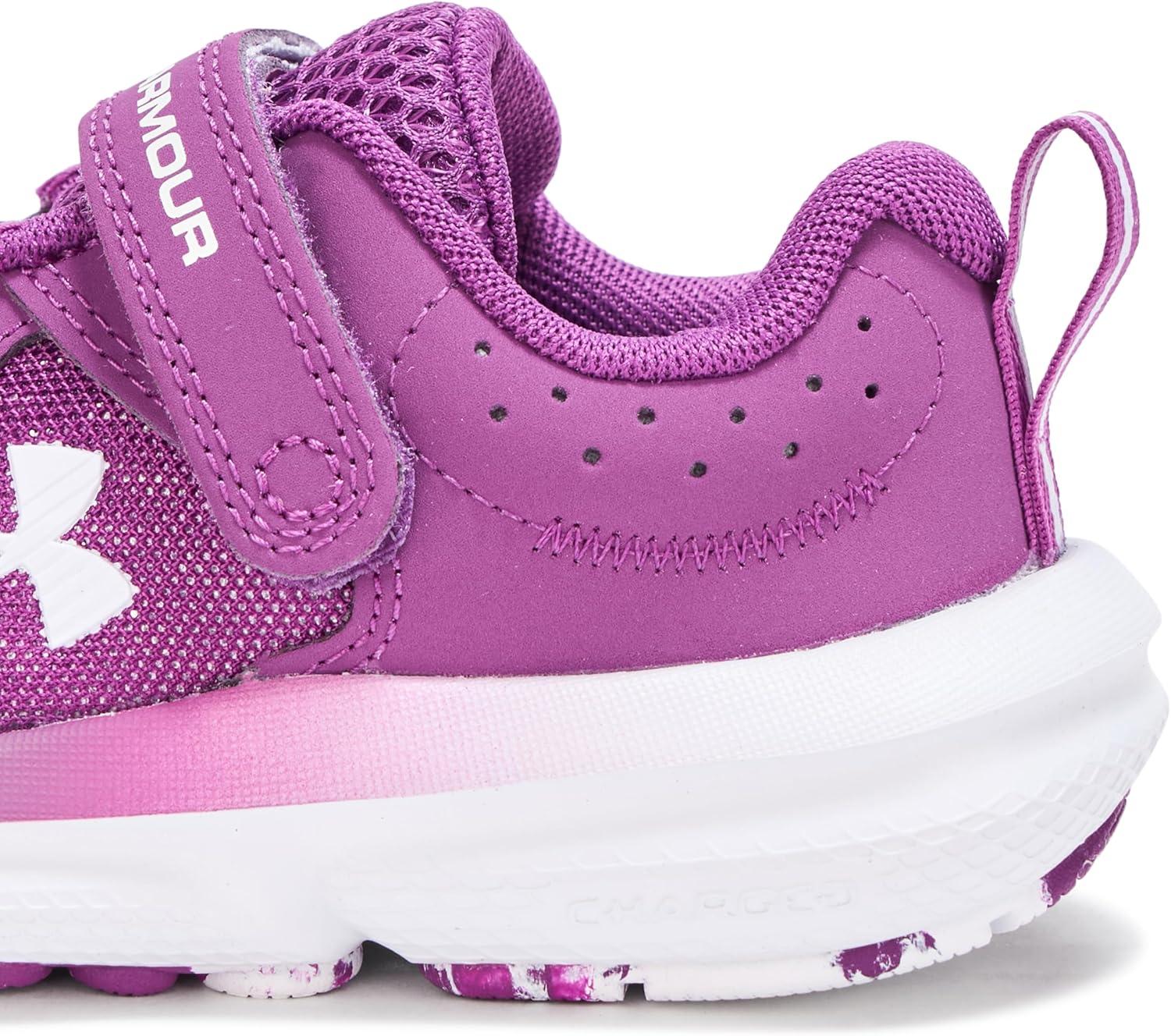 imageUnder Armour Girls Pre School Assert 10 Alternate Closure Sneaker514 Andromeda PurpleWhiteWhite