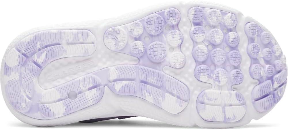imageUnder Armour Girls Pre School Assert 10 Alternate Closure Sneaker538 TransparentSalt PurpleWhite