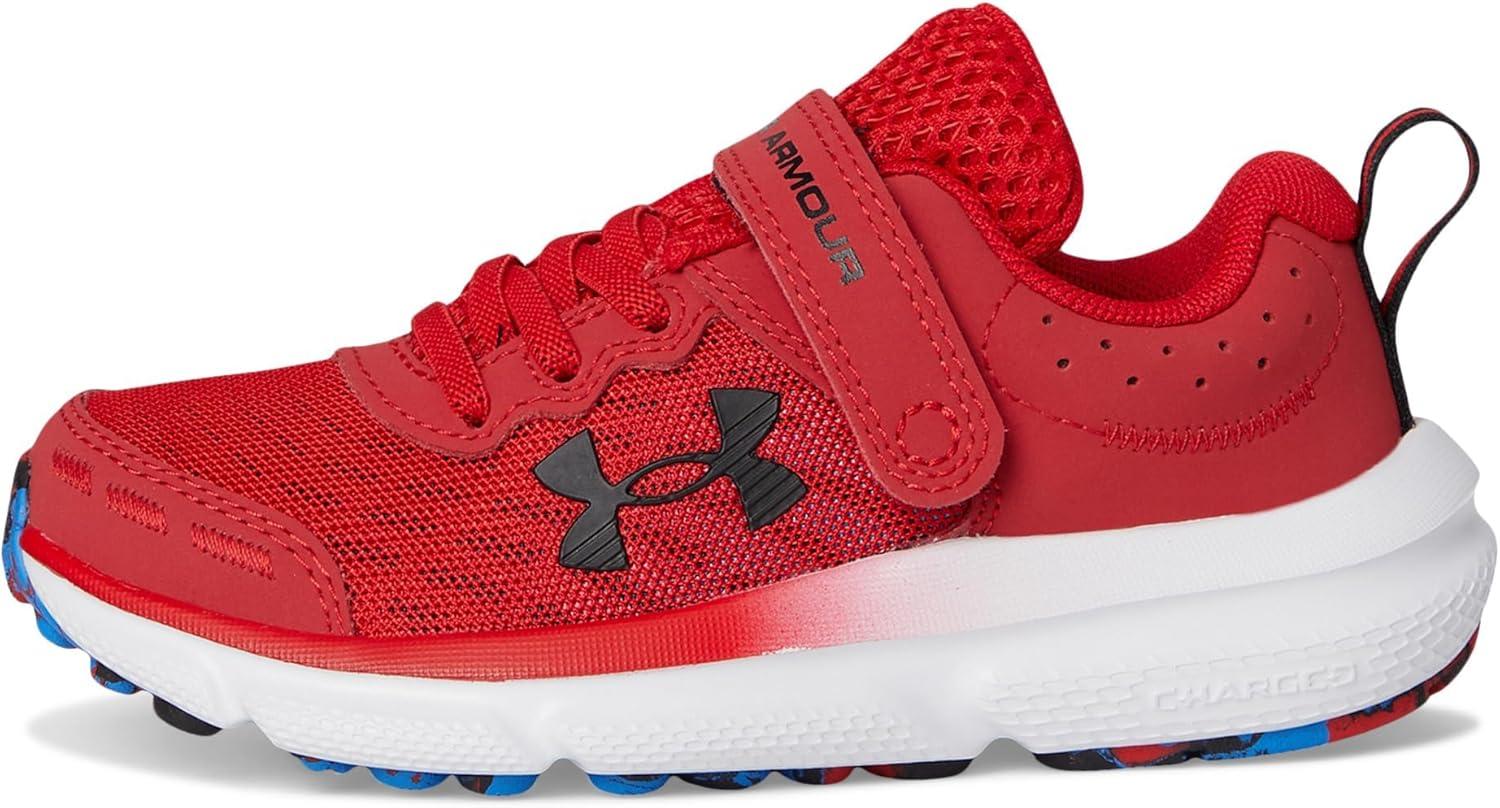 imageUnder Armour Girls Pre School Assert 10 Alternate Closure Sneaker602 RedBlue AtlantisBlack