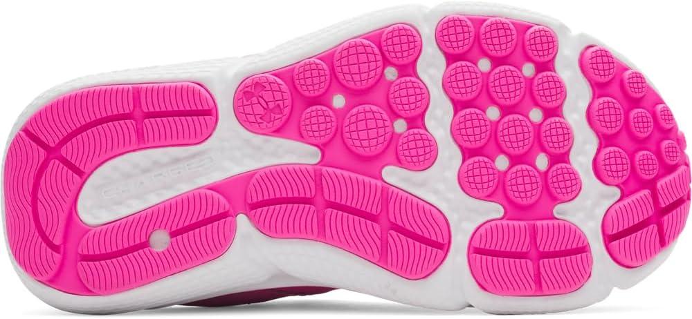 imageUnder Armour Girls Pre School Assert 10 Alternate Closure Sneaker652 Rebel PinkHigh Vis YellowWhite