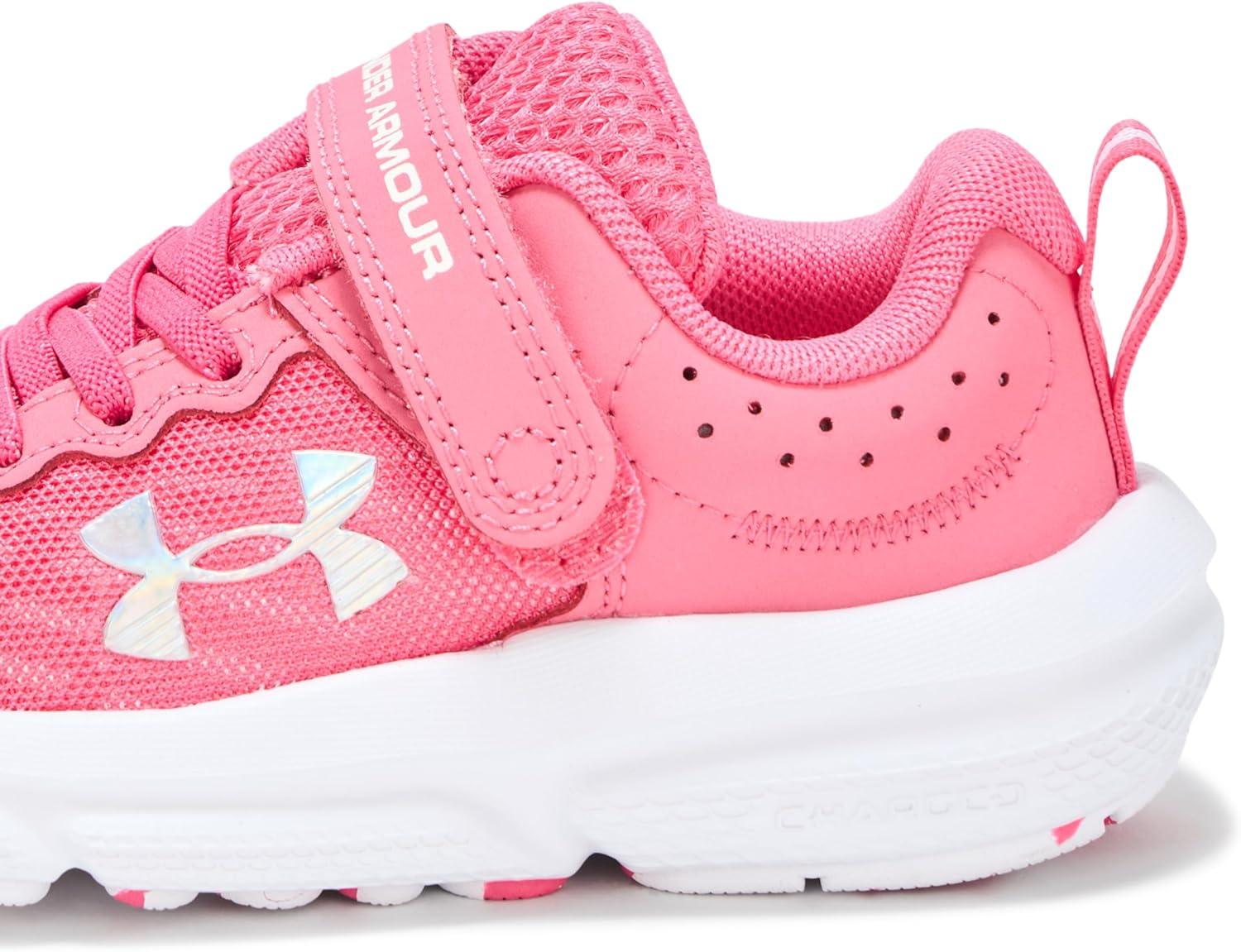 imageUnder Armour Girls Pre School Assert 10 Alternate Closure Sneaker672 Super PinkWhiteIridescent