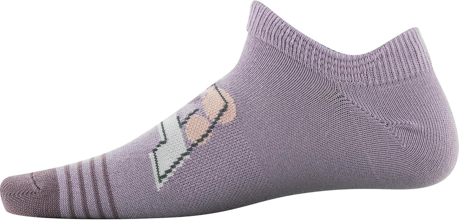 imageUnder Armour Kids Essential 20 Lightweight No Show Socks 6PackFresh Orchid Assorted