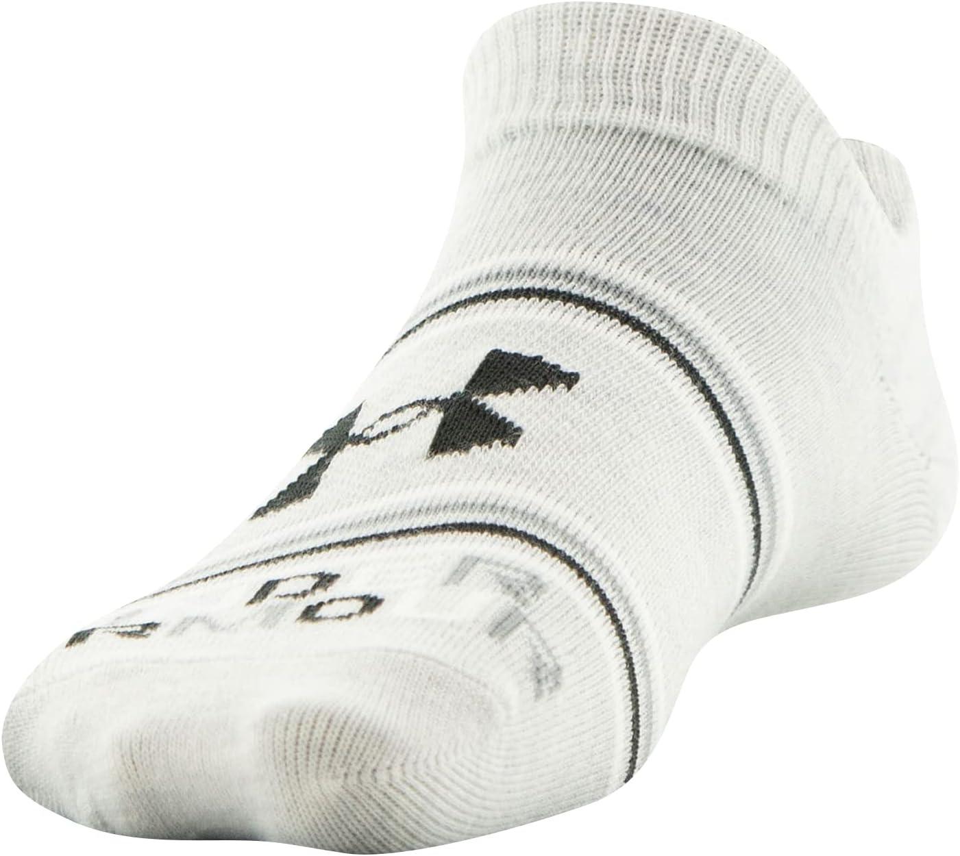 imageUnder Armour Kids Essential 20 Lightweight No Show Socks 6PackHalo GrayWhite Assorted