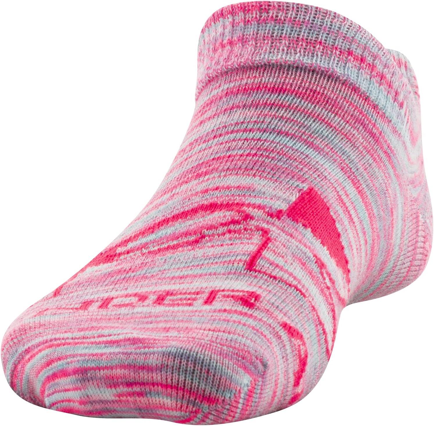 imageUnder Armour Kids Essential 20 Lightweight No Show Socks 6PackHalogen Blue Assorted