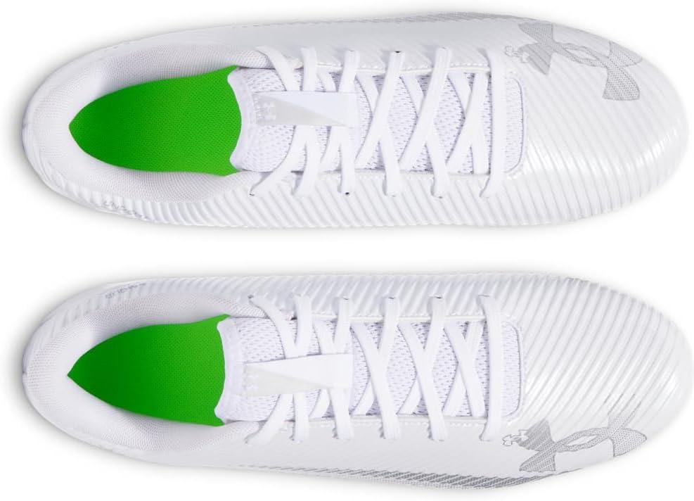 imageUnder Armour Mens Blur Select Football Cleats100 WhiteMetallic SilverMetallic Silver