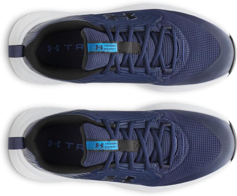 imageUnder Armour Mens Charged Commit Trainer 4 Sneaker403 Washed NavyDistant GrayBlack