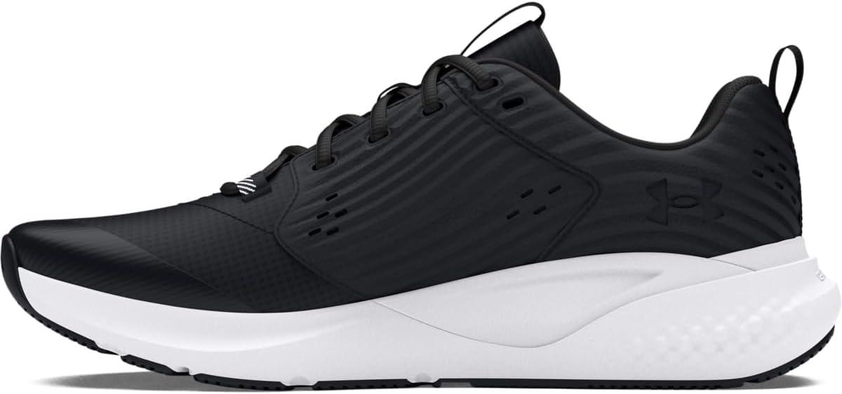 imageUnder Armour Mens Charged Commit Trainer 4 SneakerBlackAnthraciteWhite
