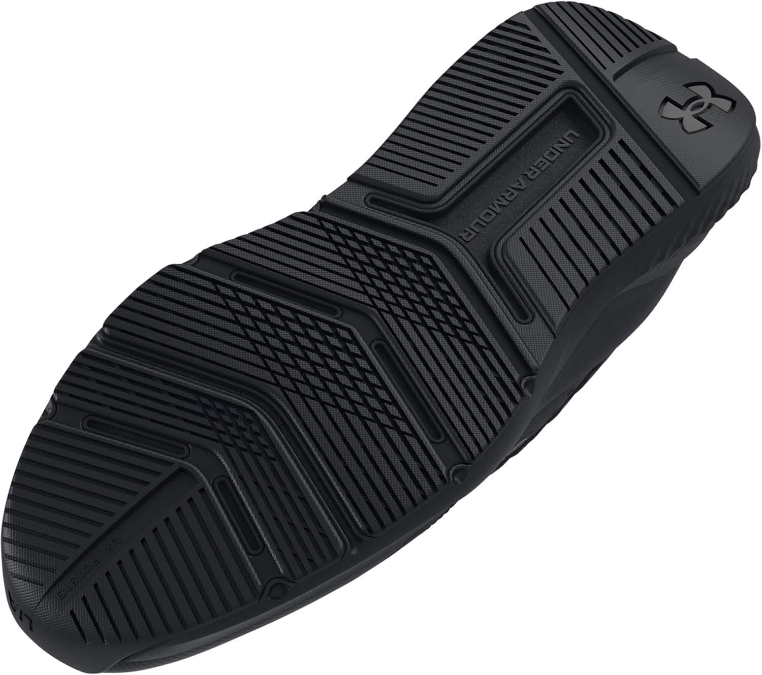 imageUnder Armour Mens Charged Commit Trainer 4 SneakerBlackUltimate BlackCastlerock