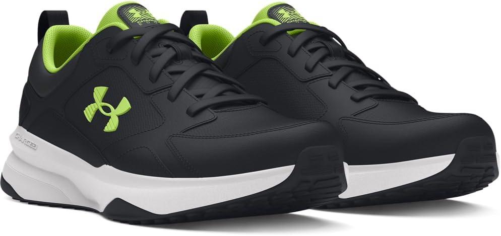 imageUnder Armour Mens Charged Edge Shoes004 BlackDistant GrayMorph Green