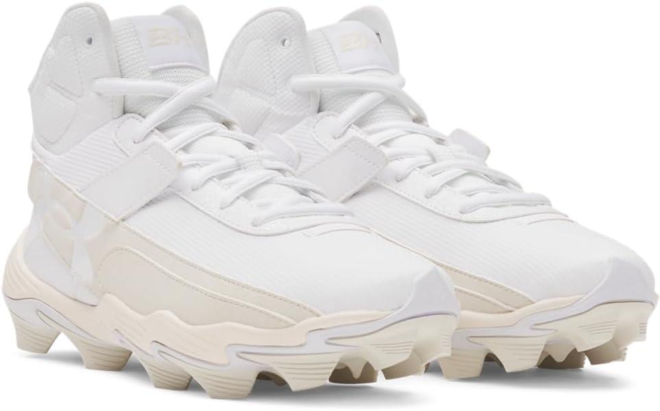 imageUnder Armour Mens Harper 10 Rm Baseball Cleats100 WhiteStoneBrownstone