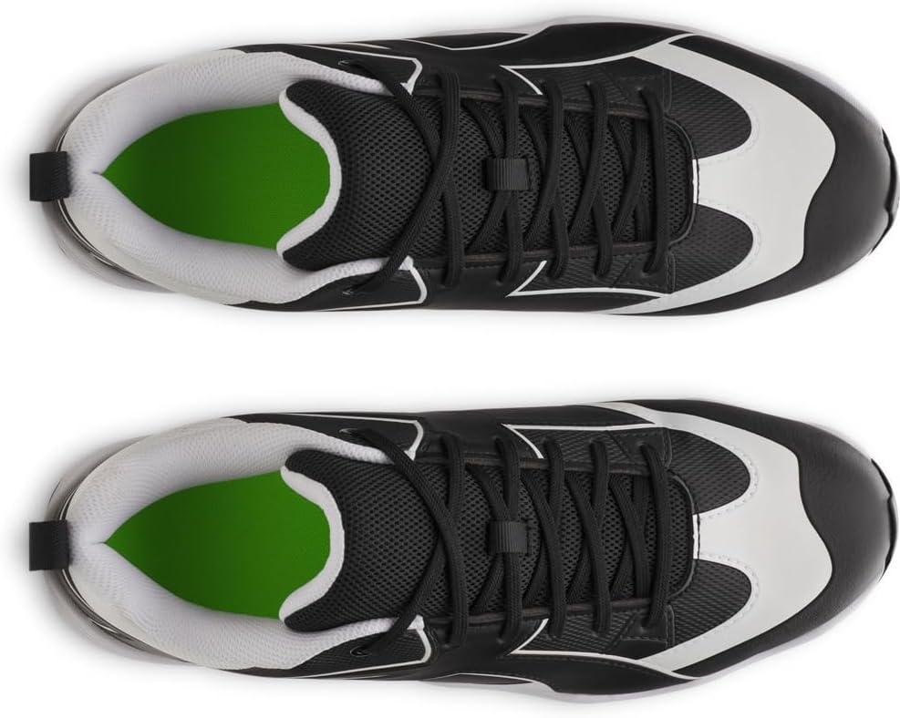 imageUnder Armour Mens Leadoff Icon Low Rm Baseball Cleats Sneaker001 BlackWhiteBlack