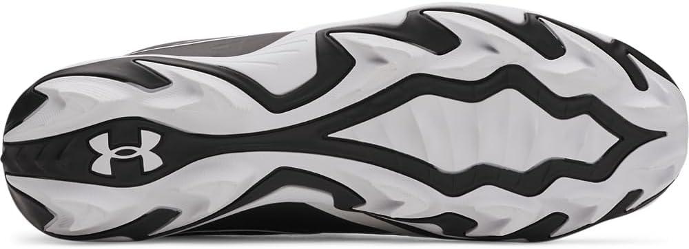 imageUnder Armour Mens Leadoff Icon Low Rm Baseball Cleats Sneaker001 BlackWhiteBlack