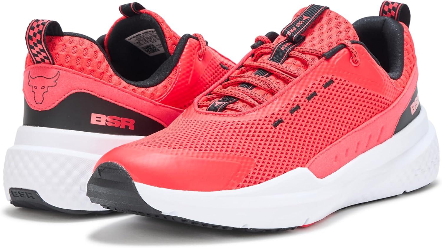 imageUnder Armour Mens Project Rock Blood Sweat Respect 5 Training Shoes713 Racer RedWhiteBlack