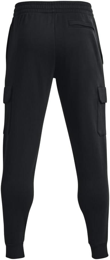 imageUnder Armour Mens Rival Fleece Cargo Jogger001 Black   White